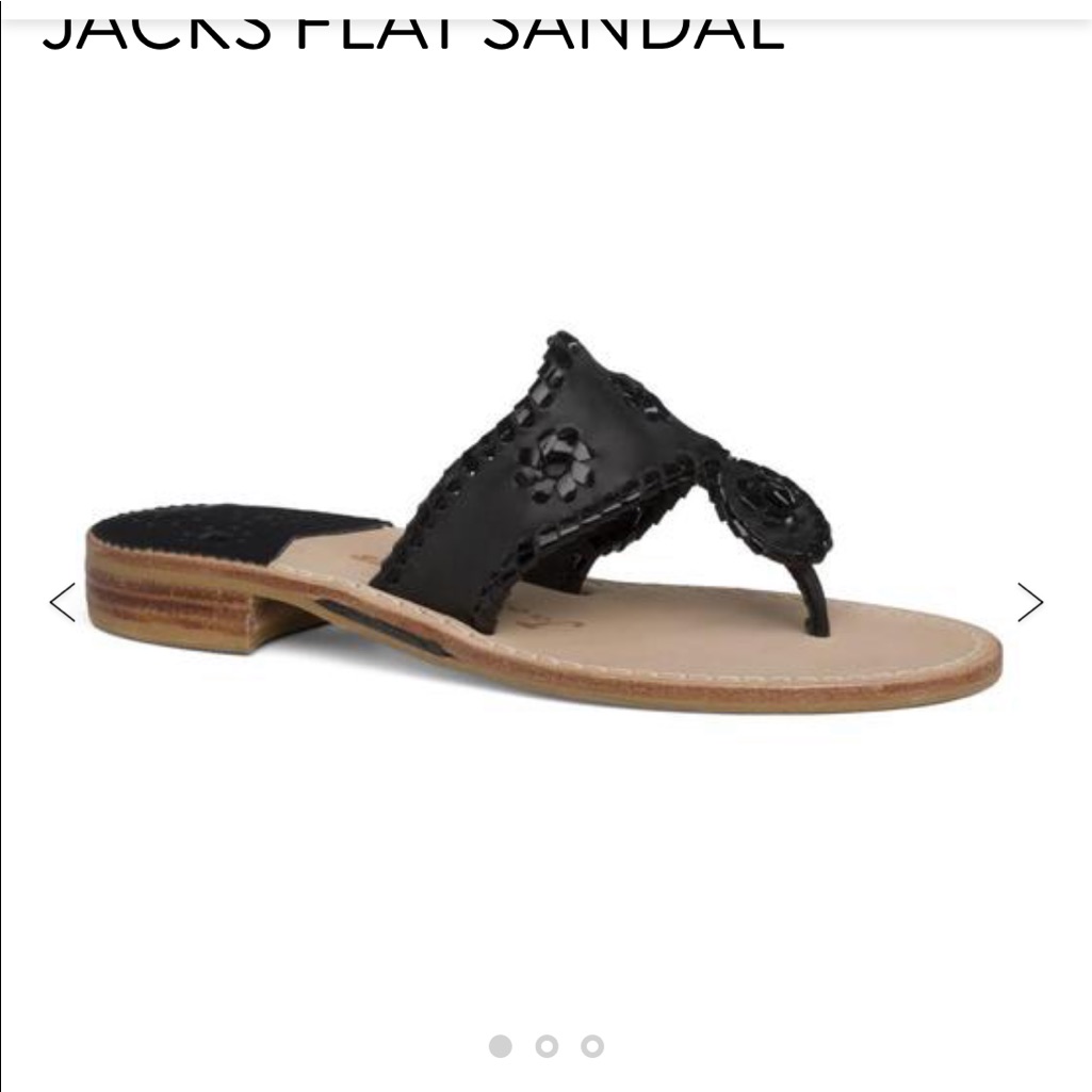 Jack Rogers Jack Sandal In Black